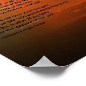 ～する意志を持つインビクトス生き延び詩 ポスター (角)