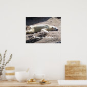 ~する時リラックス間 ポスター (キッチン)