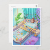 ～する時リラックス間 ポストカード (正面/裏面)