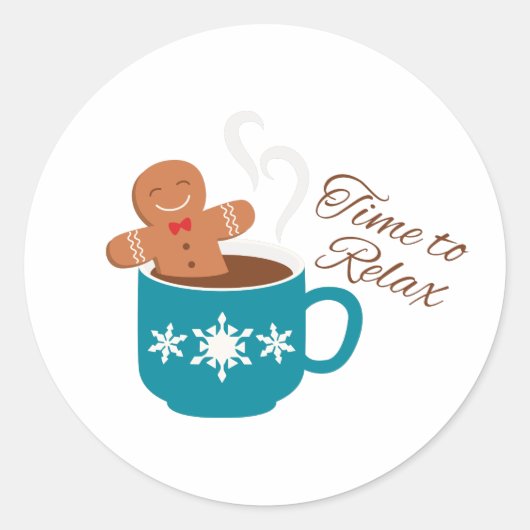 ～する時リラックス間 ラウンドシール (正面)