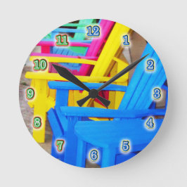 ~する時リラックス間 ラウンド壁時計