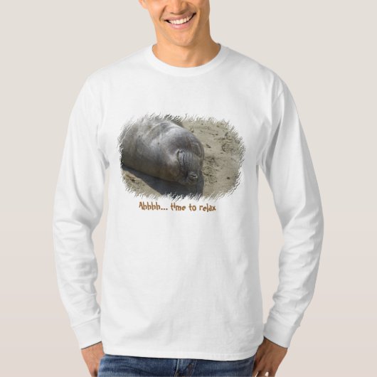 ~する時リラックス間 Tシャツ (正面)