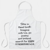 ～する時読間 エプロン (正面)