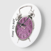 ～する時買間 ラージ壁時計 (傾斜)