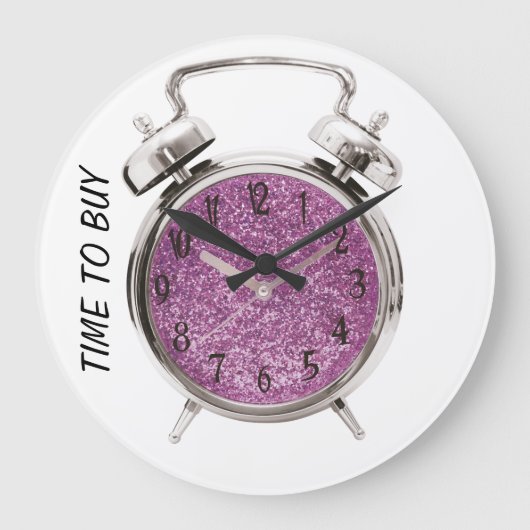 ～する時買間 ラージ壁時計 (正面)