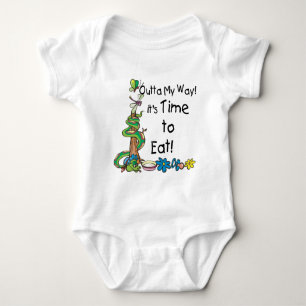 ～する時食べ間 ベビーボディスーツ