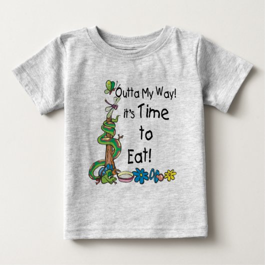 ~する時食べ間 ベビーTシャツ (正面)