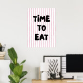 ～する時食べ間 ポスター (ホームオフィス)