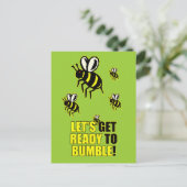 ~する準備ができていブンブンいう音る ポストカード (スタンド正面)