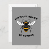 ~する準備をしようブンブンいう音 ポストカード (正面/裏面)