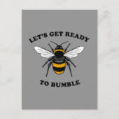 ~する準備をしようブンブンいう音 ポストカード (正面)