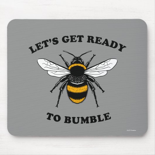 ～する準備をしようブンブンいう音 マウスパッド (正面)