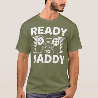 ～する父に向けてパパ誕生の子供に準備ができているメンズ Tシャツ
