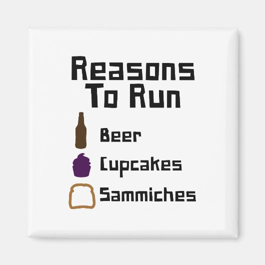 ～する理走由 マグネット (正面)