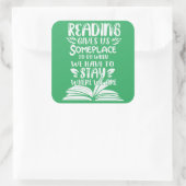 ~す読る与えと私たちは行くべき場所に行く スクエアシール (バッグ)