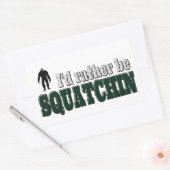 ずうずうしいもんだ 長方形シール (封筒)