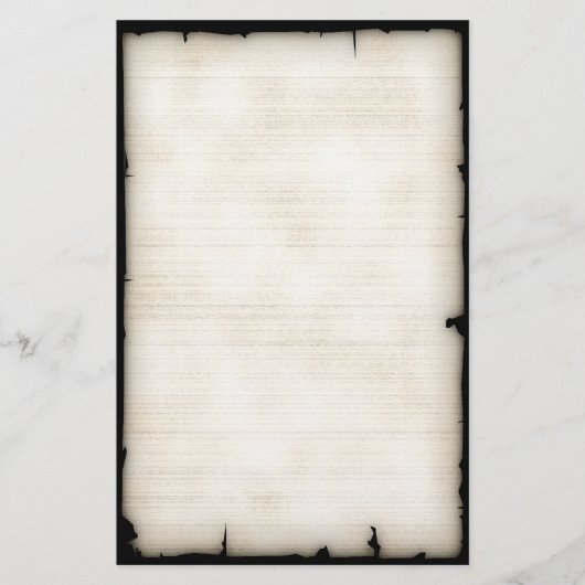 ずたずたに裂かれた西部のスタイルの文房具 便箋 (正面)