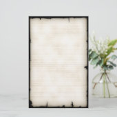 ずたずたに裂かれた西部のスタイルの文房具 便箋 (スタンド正面)