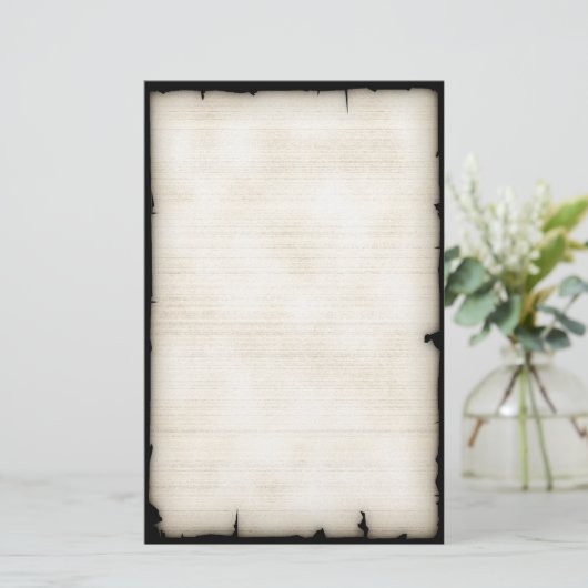 ずたずたに裂かれた西部のスタイルの文房具 便箋 (スタンド正面)