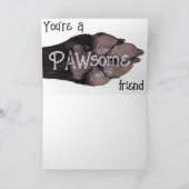 ずっとそばにいてね サンキューカード (内部)