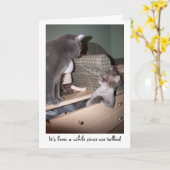 ずっとそれは私達が話してから間です カード (黄色い花)