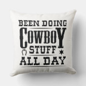 ずっとカウボーイ物 クッション (裏面)