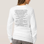 ずっとディスパッチャーの余りに長いwhe…であることを知っています tシャツ (裏面)