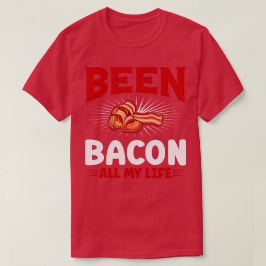 ずっとベーコンだった Tシャツ (デザイン正面)