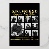 ずっと一緒に永遠の彼女と写真 箔シーズンカード (正面)