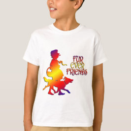 ずっと一緒の友達 Tシャツ