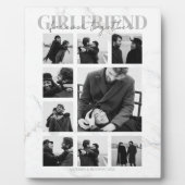 ずっと一緒の彼女フォトコラージュ プレート フォトプラーク (正面)