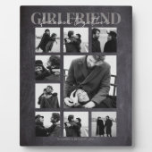 ずっと一緒の彼女 フォトコラージュ フォトプラーク (正面)