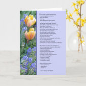 ずっと友達でいよう… カード (黄色い花)