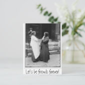 ずっと友達になろうはがき ポストカード (スタンド正面)