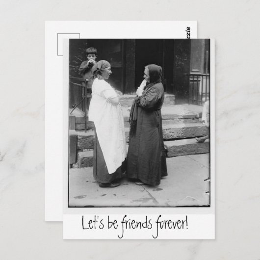 ずっと友達になろうはがき ポストカード (正面/裏面)