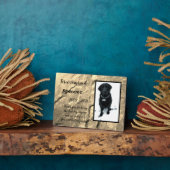 ずっと大切にされる卓上プレートとスタンド フォトプラーク (側面)