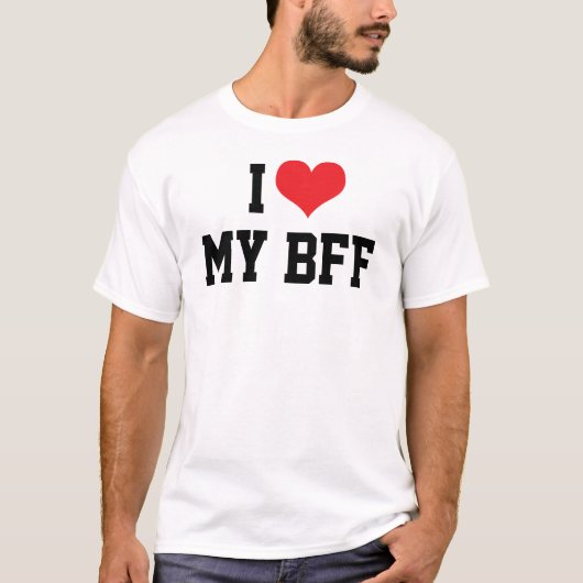 ずっと大好きな最高の友達へ BFF Tシャツ (正面)