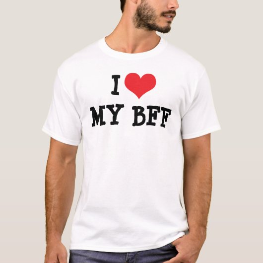 ずっと大好きな最高の友達 BFF Tシャツ (正面)