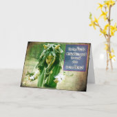 ずっと家のトロールから カード (黄色い花)