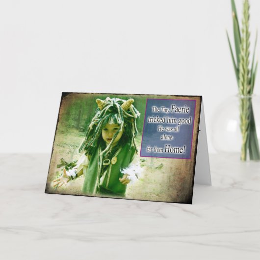 ずっと家のトロールから カード (正面)