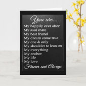 「ずっと幸せに後を追う」&特別な人 カード (黄色い花)