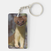 ずっと後につかれたイタチ キーホルダー (裏面)