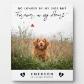 ずっと心の中にペットの写真記念品 フォトプラーク (正面)