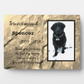 ずっと愛おしかった テーブルトップ プラーク 付きのスタンド (正面)