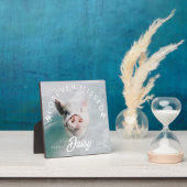 ずっと愛された豚の足跡プリント写真 フォトプラーク (インサイチュ)