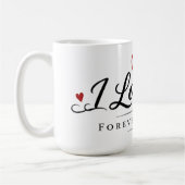 ずっと愛してる コーヒーマグカップ (左)