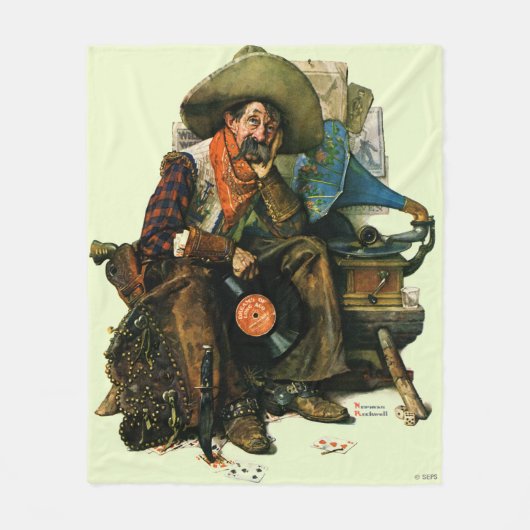 ずっと昔にの夢 フリースブランケット (正面)