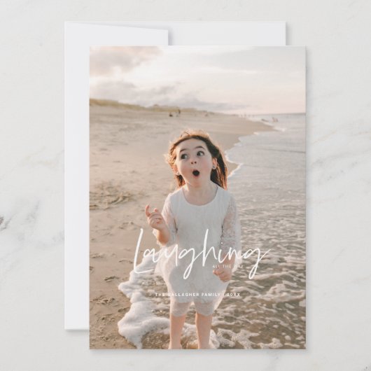 ずっと白く笑って シーズンカード (正面)