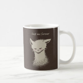 ずっと私と一緒にいて - 保護猫 コーヒーマグカップ