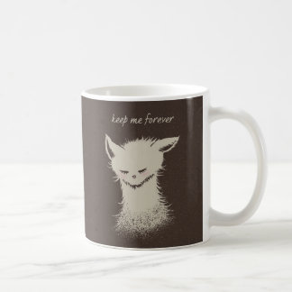 ずっと私と一緒にいて - 保護猫 コーヒーマグカップ